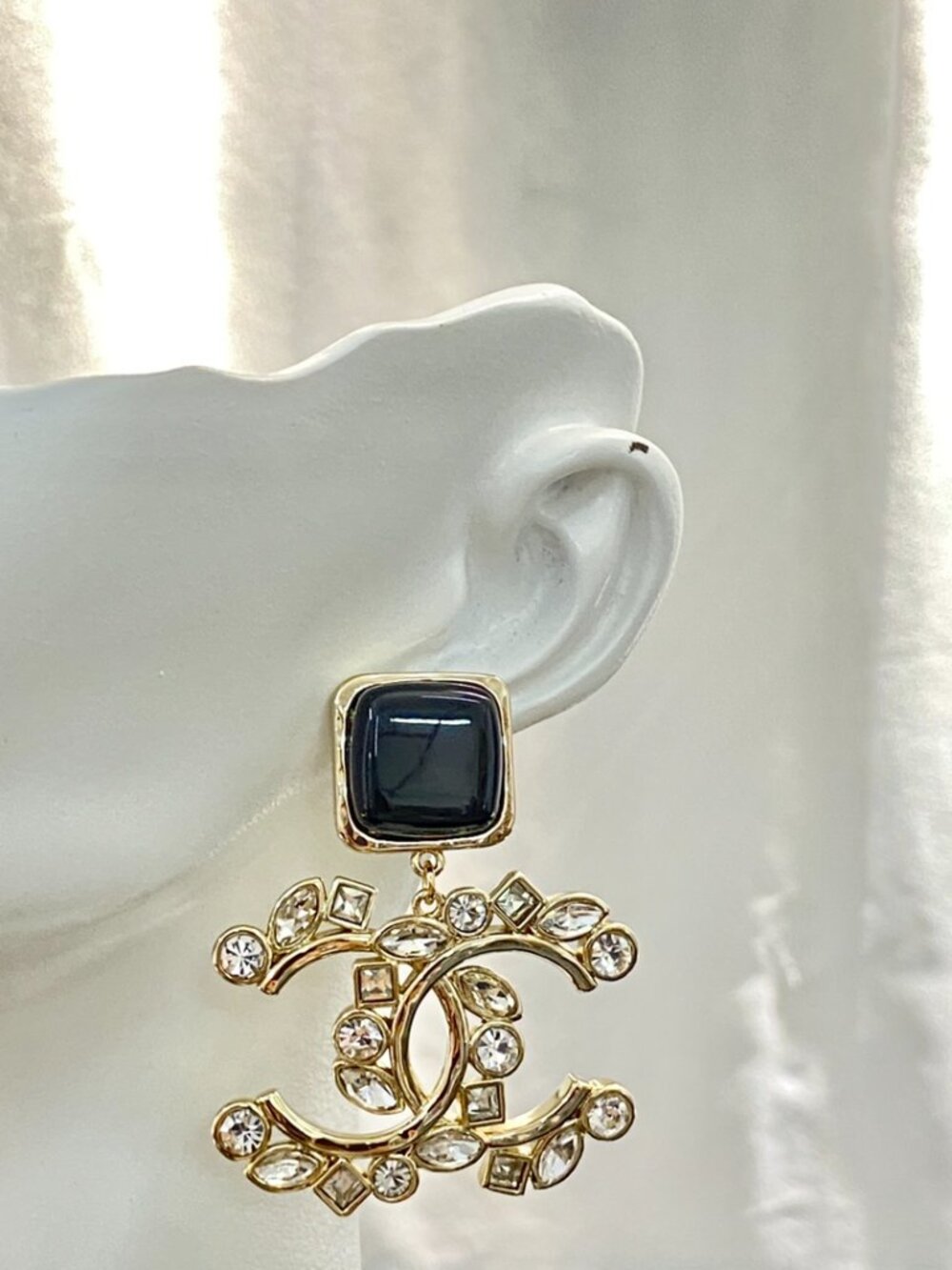 Chanel Stud Earrings - Picture 2 of 9